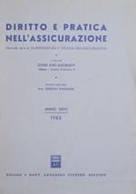 Diritto e pratica nell'assicurazione. Anno XXVII, 1985. Seconda serie di giurisprudenza e tecnica nell'assicurazione