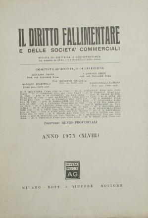 Il diritto fallimentare e delle società commerciali - copertina