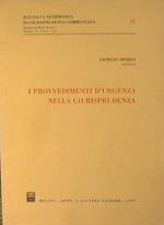 I provvedimenti d'urgenza nella giurisprudenza