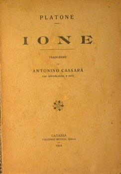 Ione - Platone - copertina