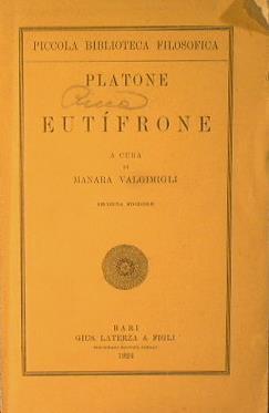 Eutifrone - Platone - copertina
