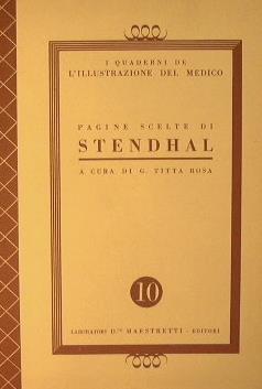 Pagine scelte di Stendhal - Stendhal - copertina