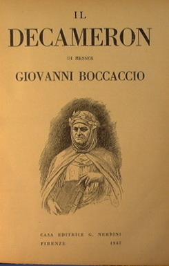 Il Decameron - Giovanni Boccaccio - copertina
