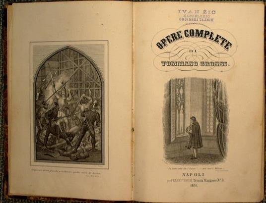 Opere complete - Tommaso Grossi - copertina