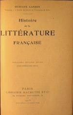 Histoire de la Litterature francaise