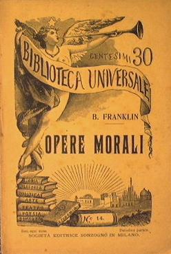 Opere morali - Benjamin Franklin - copertina