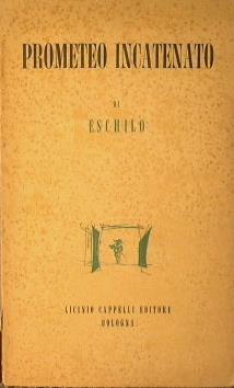 Prometeo incatenato - Eschilo - copertina
