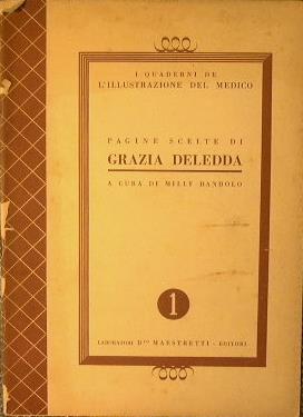 Pagine scelte di Grazie Deledda - Milli Dandolo - copertina