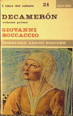 Decameron - Giovanni Boccaccio - copertina