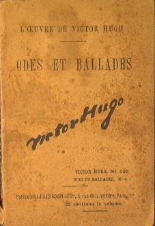 Odes et ballades - Victor Hugo - copertina