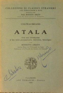 Atala - François-René de Chateaubriand - copertina