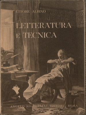 Letteratura e tecnica - Ettore Albino - copertina