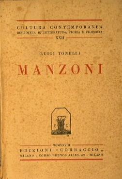 Manzoni - Luigi Tonelli - copertina