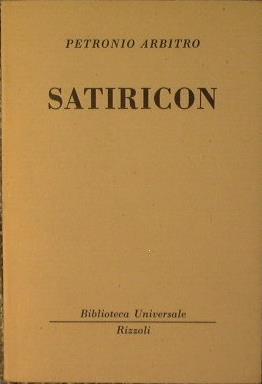 Satiricon - Arbitro Petronio - copertina