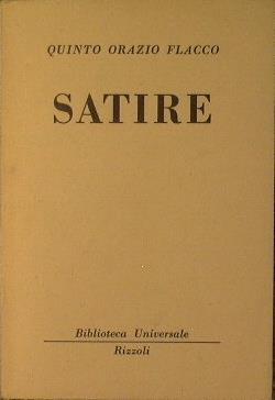 Satire - Q. Flacco Orazio - copertina