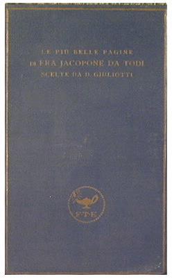 Le più belle pagine di Fra Jacopone da Todi scelte da Domenico Gugliotti - Iacopone da Todi - copertina