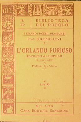 L' Oralndo furioso. Esposto al popolo - Eugenio Levi - copertina