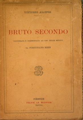 Bruto Secondo - Vittorio Alfieri - copertina
