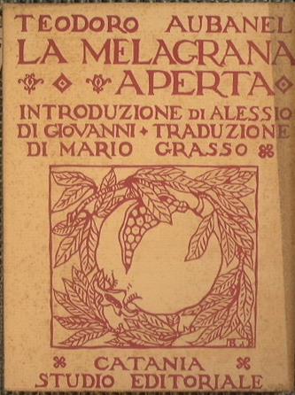 La melagrana aperta - Théodore Aubanel - copertina