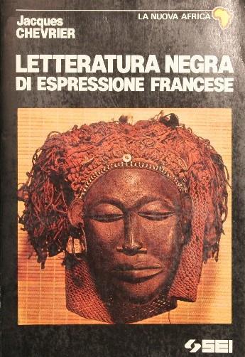 Letteratura negra di espressione francese - Jaques Chevrier - copertina