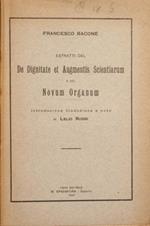 Estratti del De dignitate ed Augmentis scientiarium e del Novum Organum