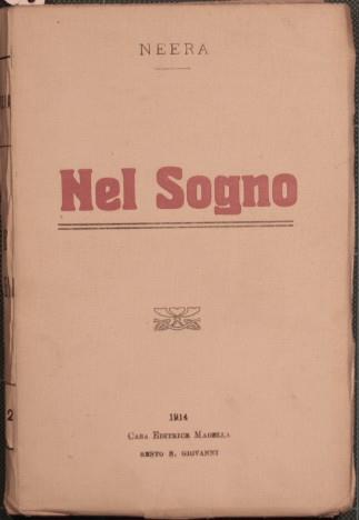 Nel sogno - Neera - copertina
