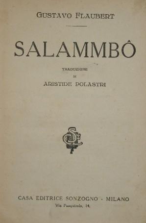 Salammbò - Gustave Flaubert - copertina