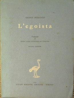 L' egoista - George Meredith - copertina