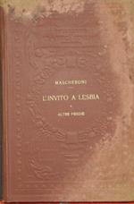 L' invito a Lesbia Cidonia. E altre poesie