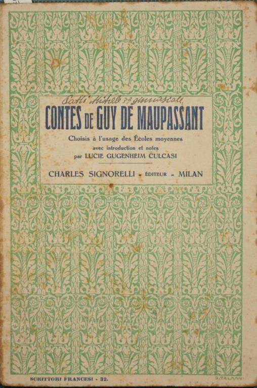 Contes - Guy de Maupassant - copertina