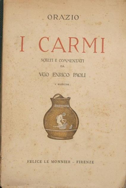 I carmi - Q. Flacco Orazio - copertina