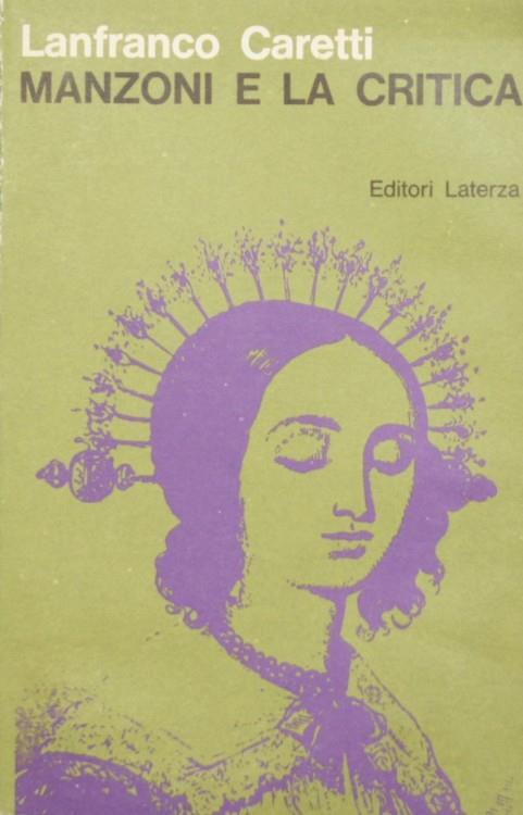 Manzoni e la critica - Lanfranco Caretti - copertina