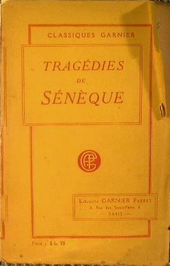 Tragédies de Sénéque - copertina
