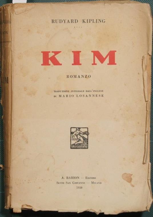 Kim. Romanzo - Rudyard Kipling - copertina