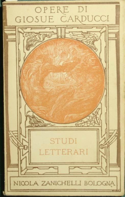 Studi letterari - Giosuè Carducci - copertina