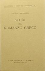 Studi sul romanzo greco