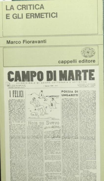 La critica e gli ermetici - copertina
