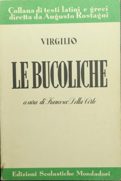 Le bucoliche - Publio Virgilio Marone - copertina