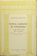 Lettera semiseria di Grisostomo. E saggi d'altri scritti critici e polemici