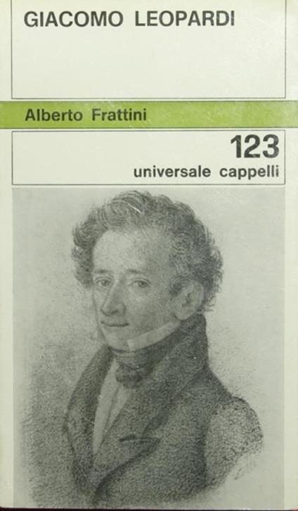 Giacomo Leopardi - Alberto Frattini - copertina