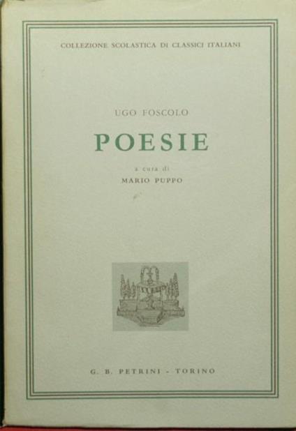 Poesie - Ugo Foscolo - copertina