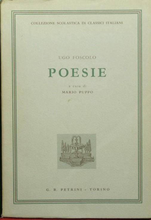 Poesie - Ugo Foscolo - copertina