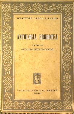 Antologia Erodotea - copertina