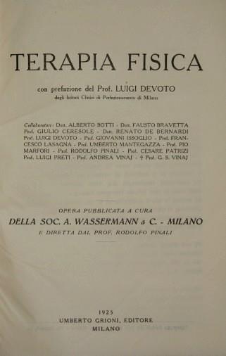 Terapia fisica - copertina
