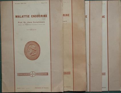 Malattie endocrine - Hans Curschmann - copertina