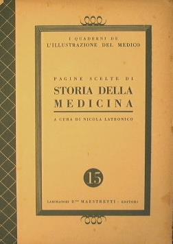 Pagine scelte di Storia della medicina - copertina
