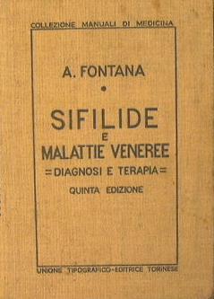 Diagnosi e terapia della Sifilide e delle malattie veneree - Arturo Fontana - copertina