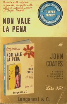 Non vale la pena - John Coates - copertina