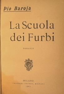 La scuola dei furbi - Pio Baroja - copertina