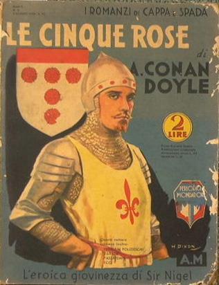 Le cinque rose - Arthur Conan Doyle - copertina